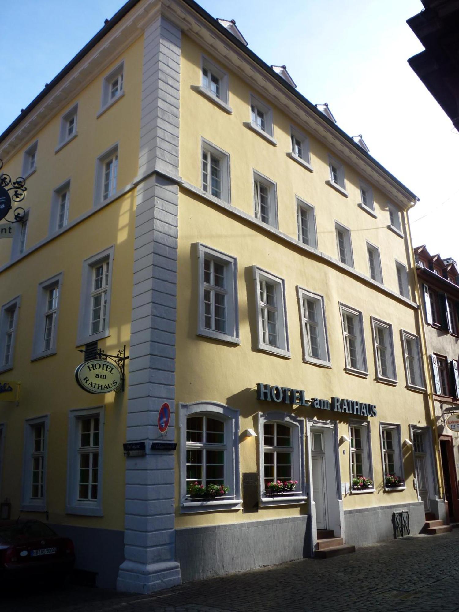 Hotel Am Rathaus Heidelberg Exterior foto